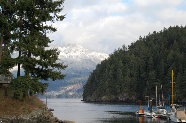 Bowen Island - Snug Cove, Bridal Veil Falls and Fish Ladder and Crippen Park